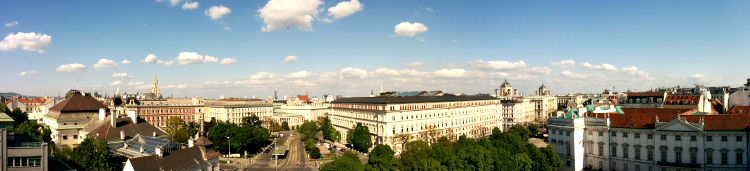 Vienna from our hotel
