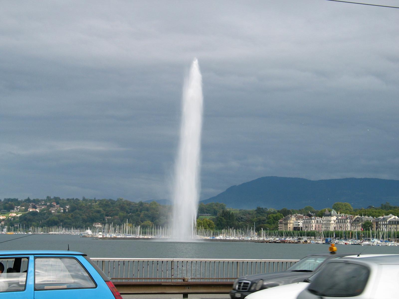 A big fountain