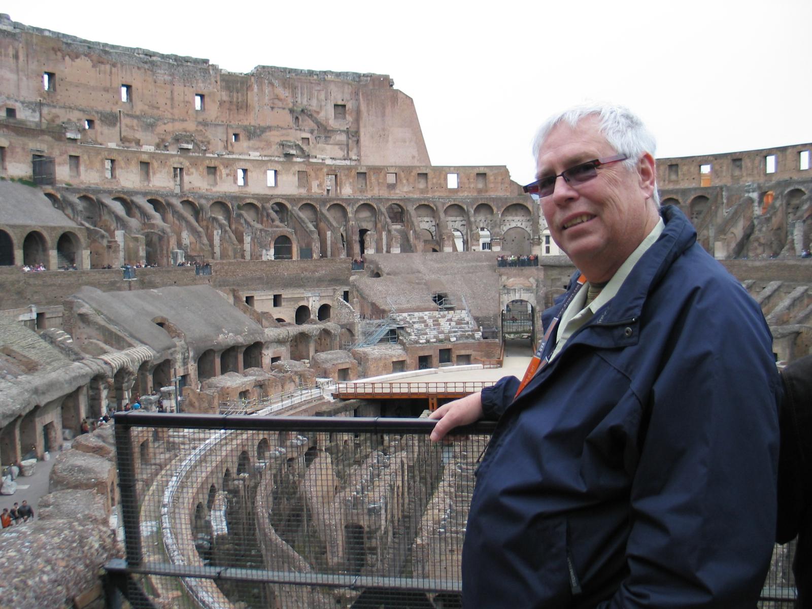 Dad at the Coliseum