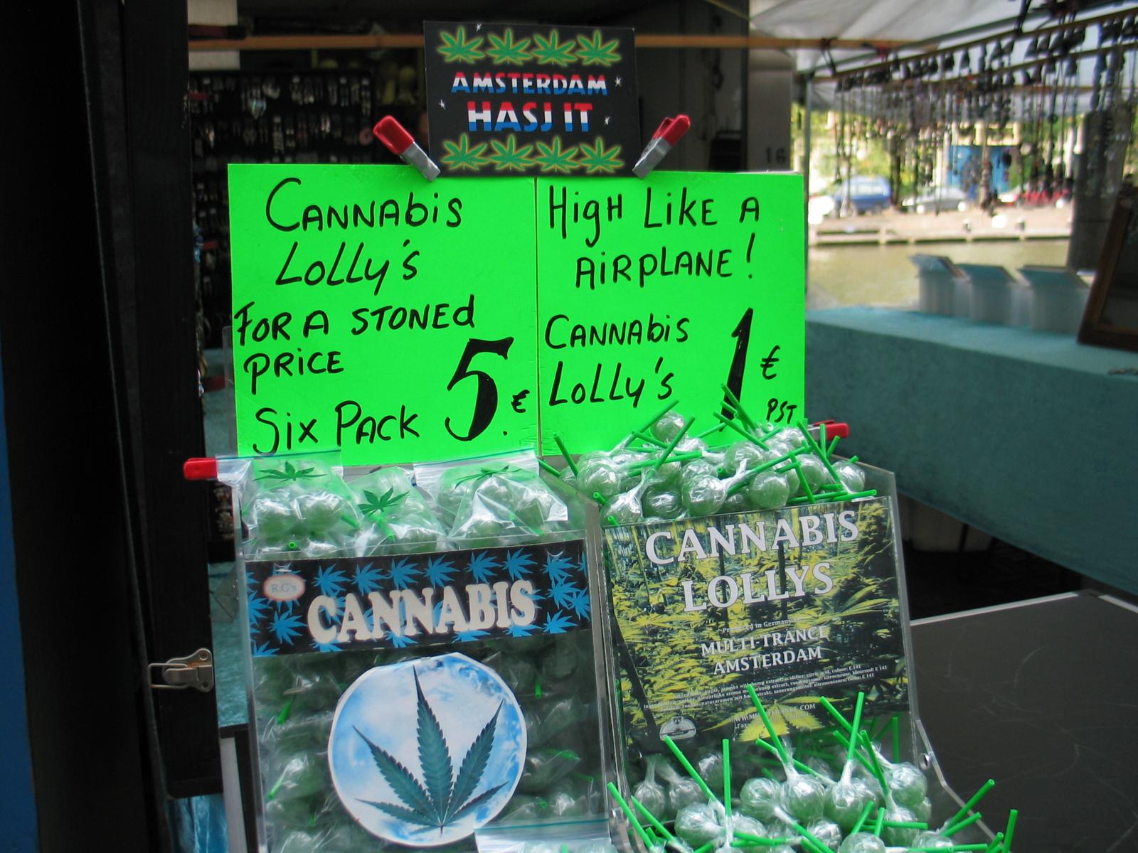 Cannabis lollipops