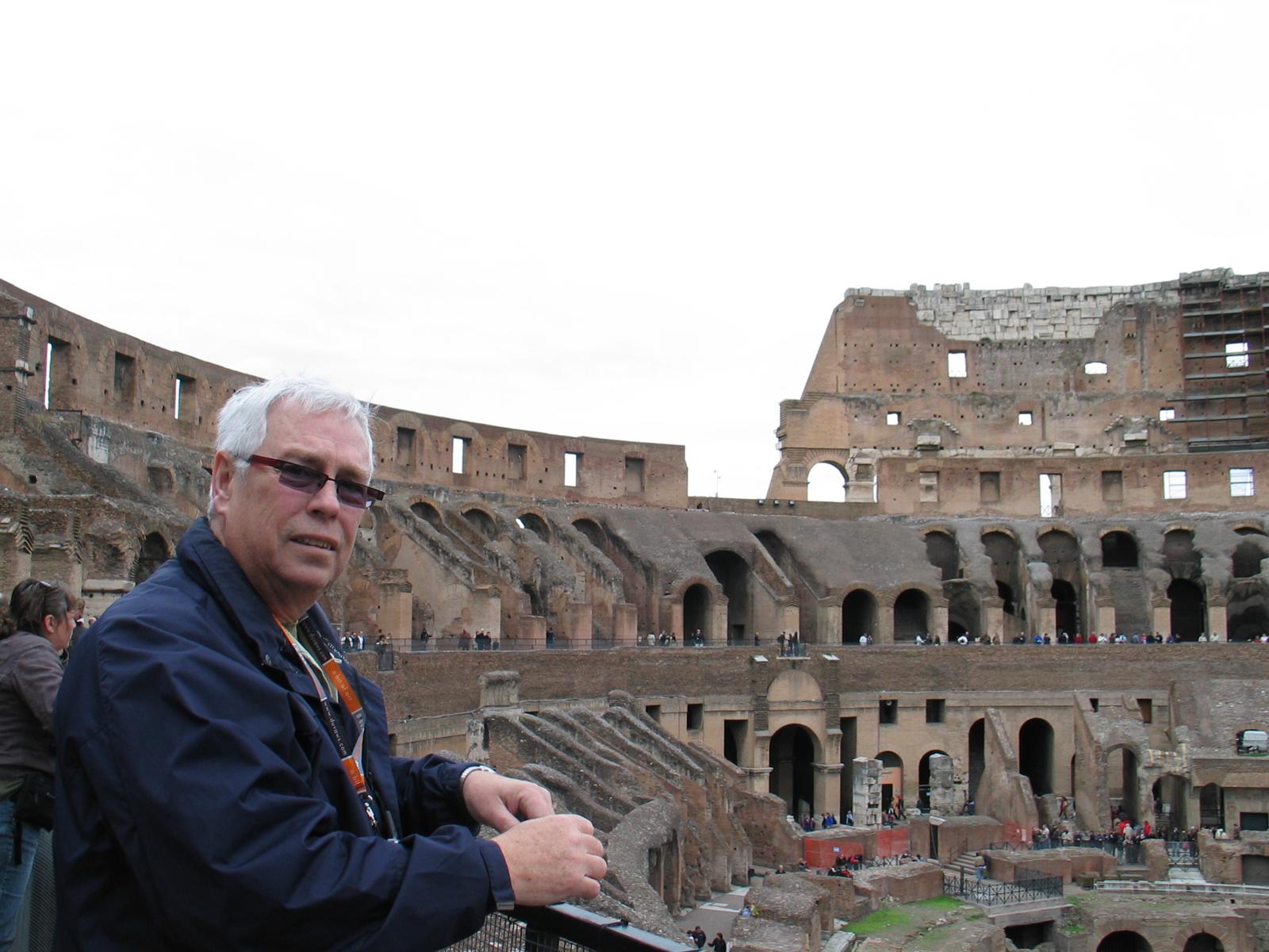 Dad at the Coliseum