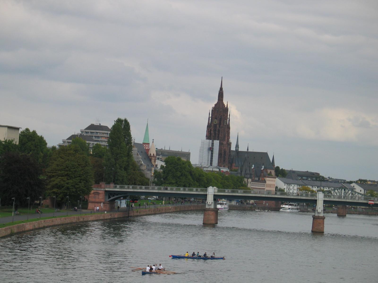Frankfurt from just above the water.