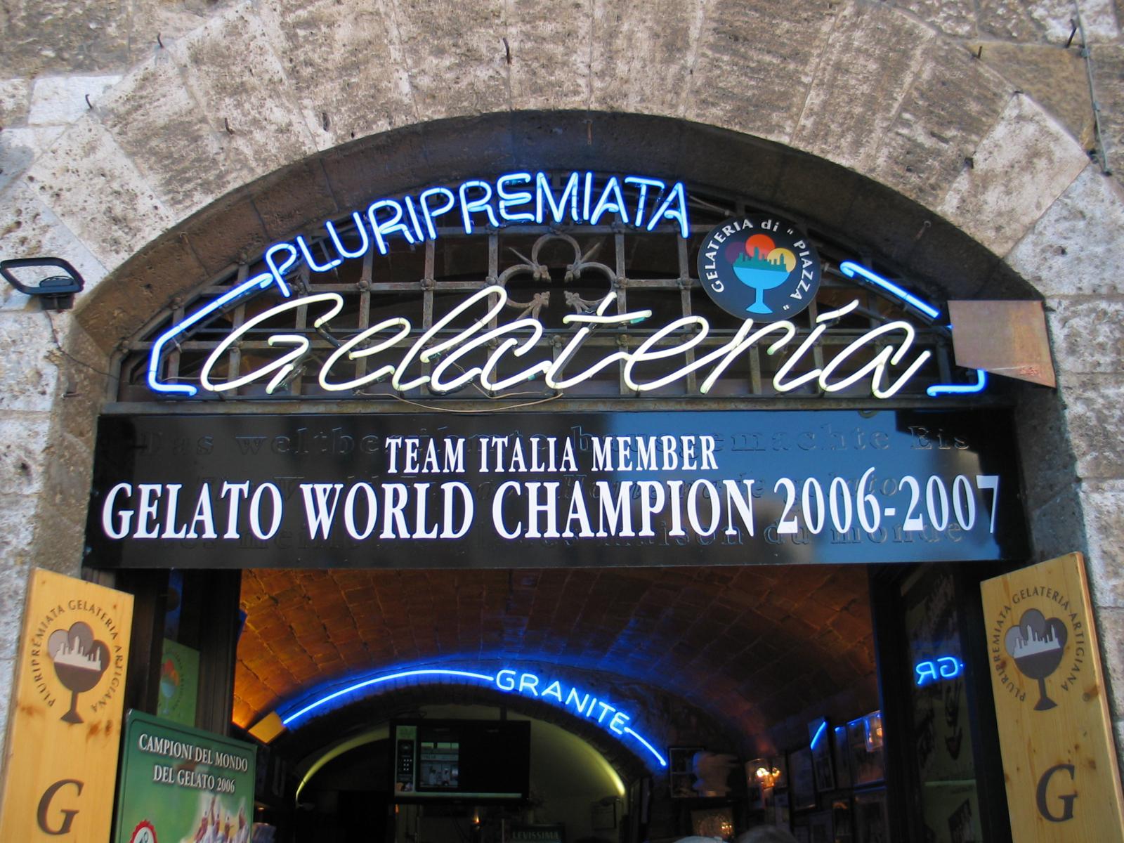 Gelato World Champion 2006/07