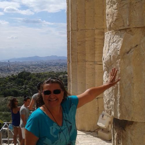 Mom on the Acropolis