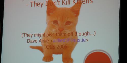 Open Source Graphic Drivers: They Don't Kill Kittens