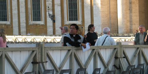 Priest at the vatican
