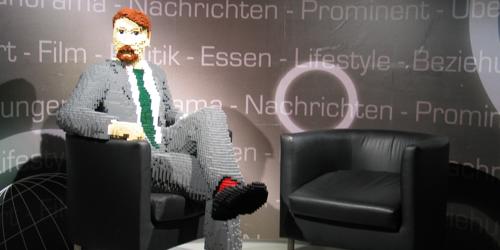 Some famous German talkshow host in Lego