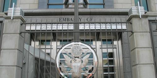 the american embassy