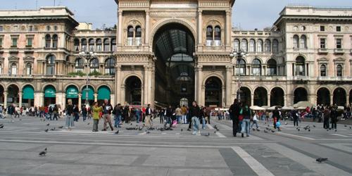 Piazza Fontana and the Galleria