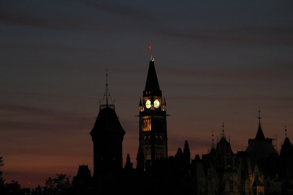 parliament in the dark