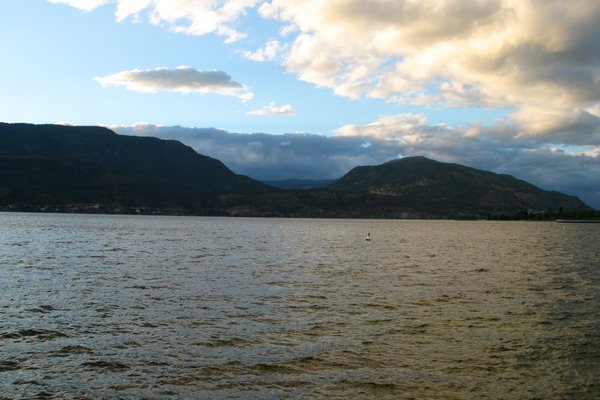 the okanagan lake in kelowna