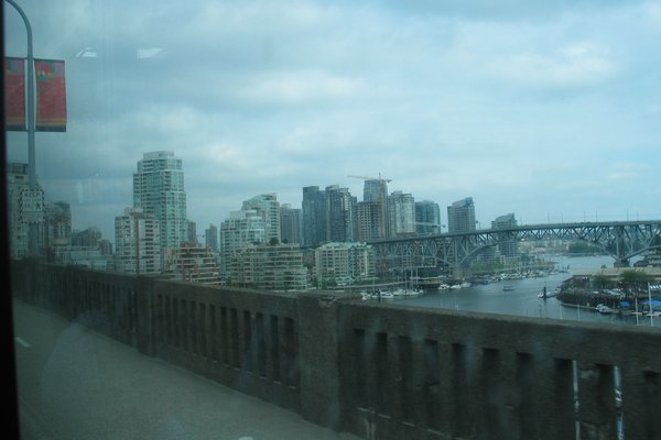 my cloudy city from the bus
