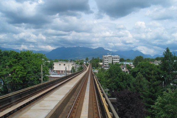 the view from the skytrain