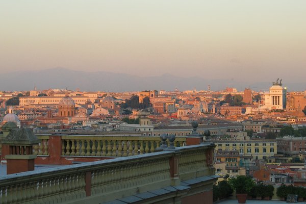 The view from Janiculum Hill