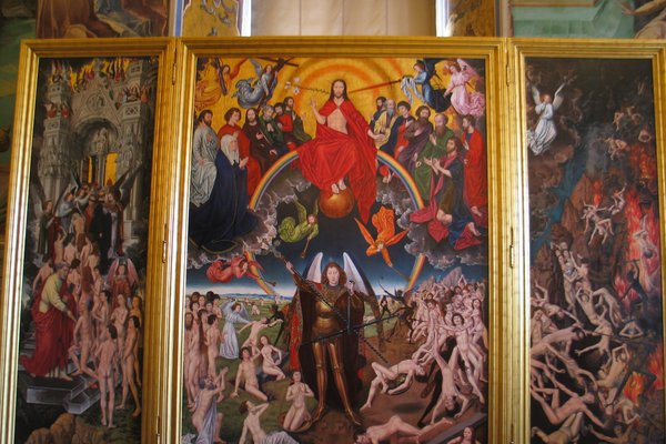 Armageddon painting in the Vatican Museum