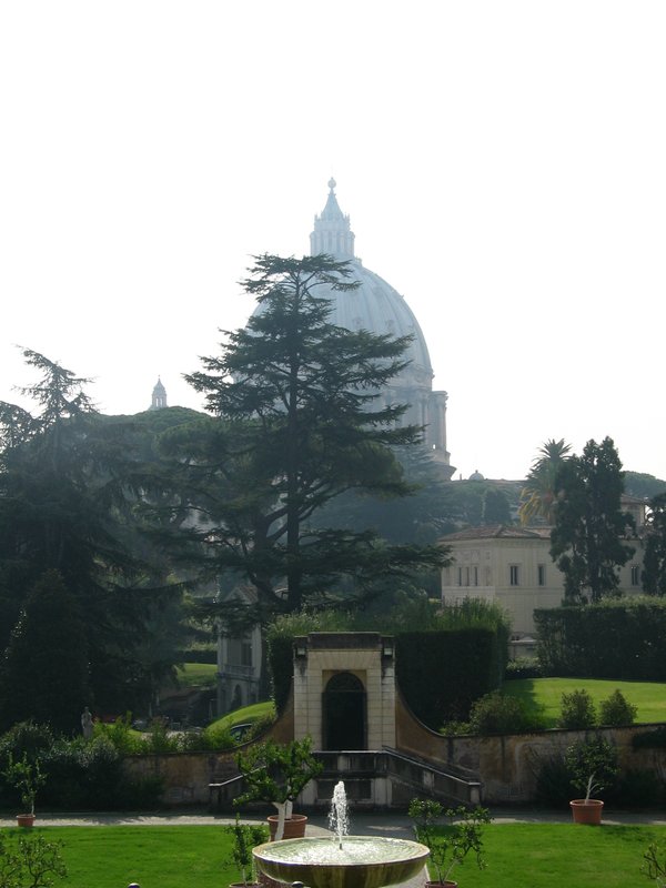 The Vatican gardens