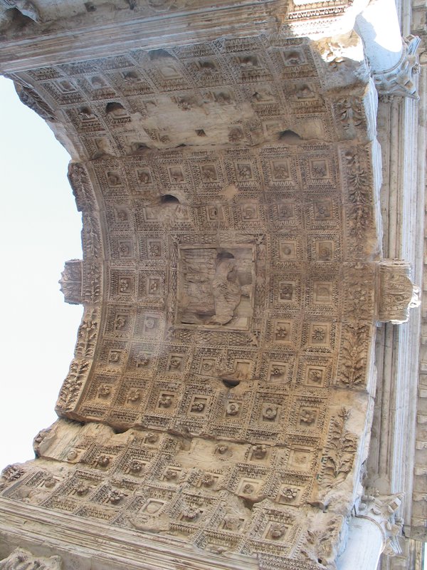 An arc in the Roman ruins