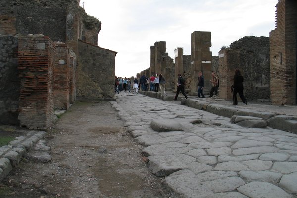 The streets of Pompeii
