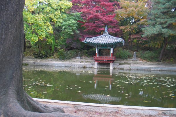 A shrine and water