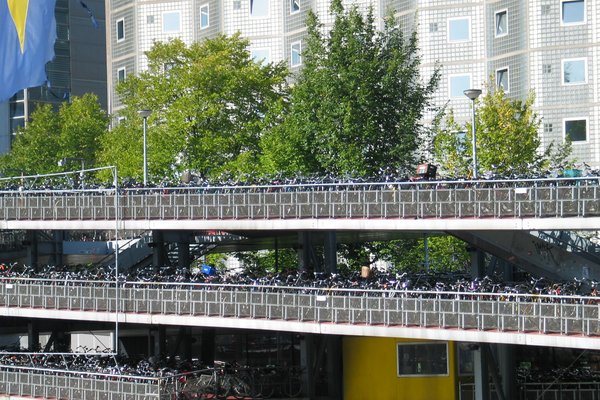 The world's biggest bike parkade