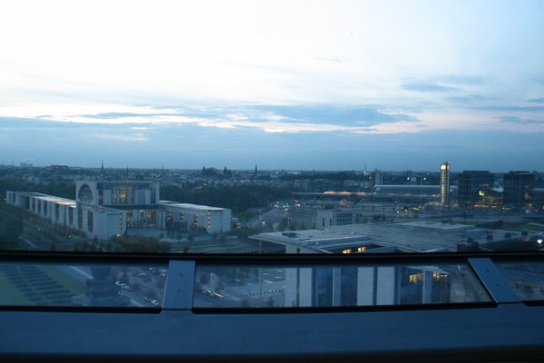 The view from the Reichstag