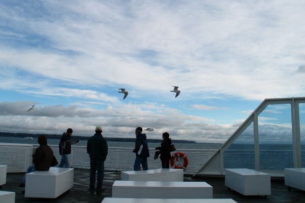 From the ferry deck