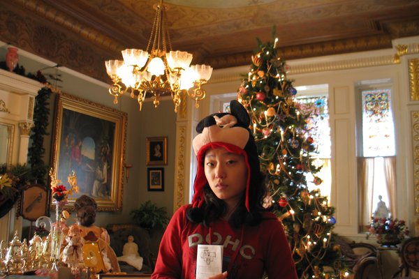 Soomi in the "Christmas Room"