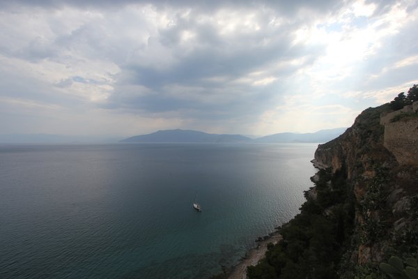 The cliffs around Nafplio