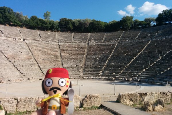 Jack at the Epidaurus Theatre