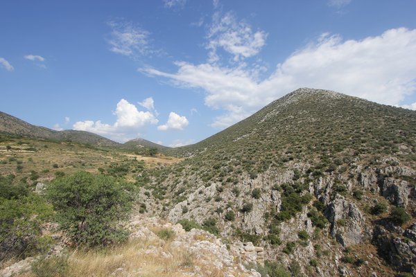 The hills around Mycenae