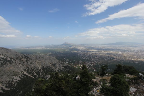 The view from Parnitha (Πάρνηθα)