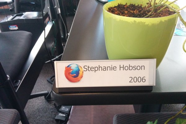 Stephanie works at Mozilla!