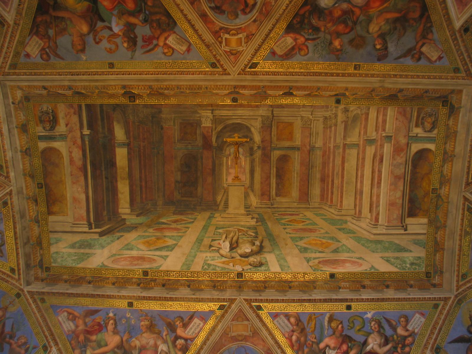 A painting in the Vatican museum