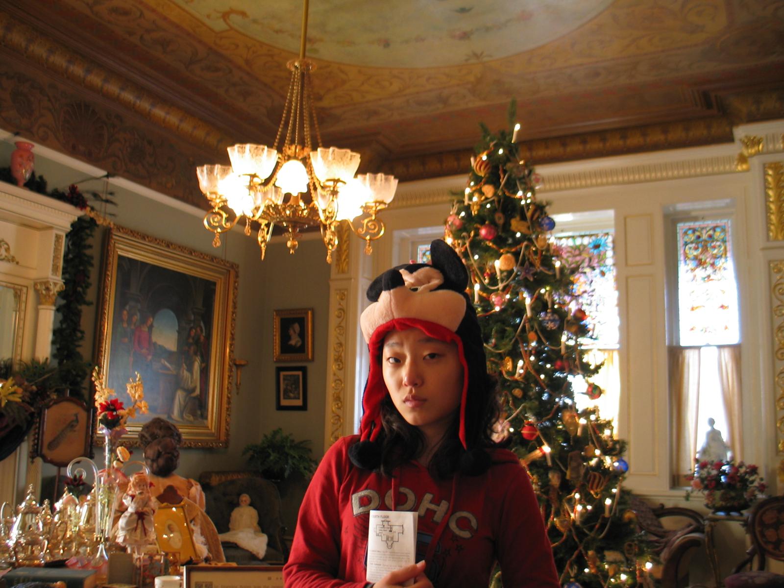 Soomi in the "Christmas Room"