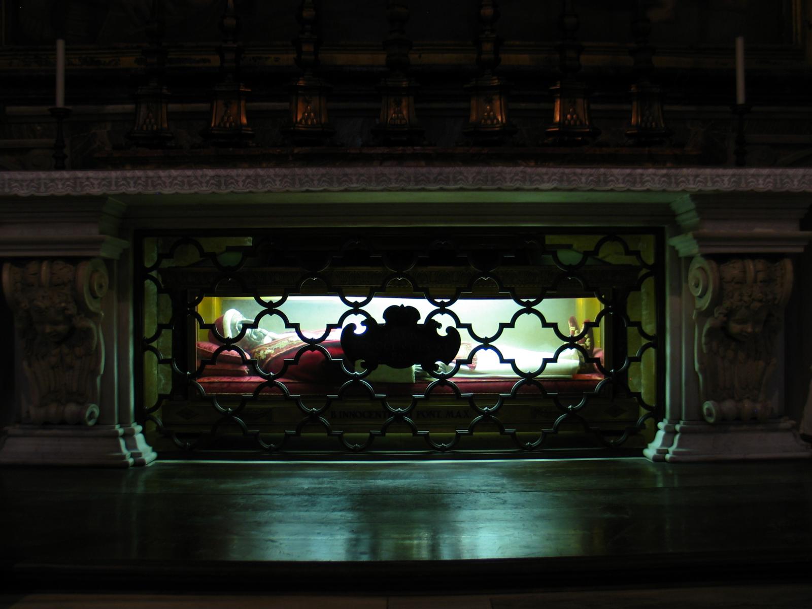 The tomb of St. Sebastian