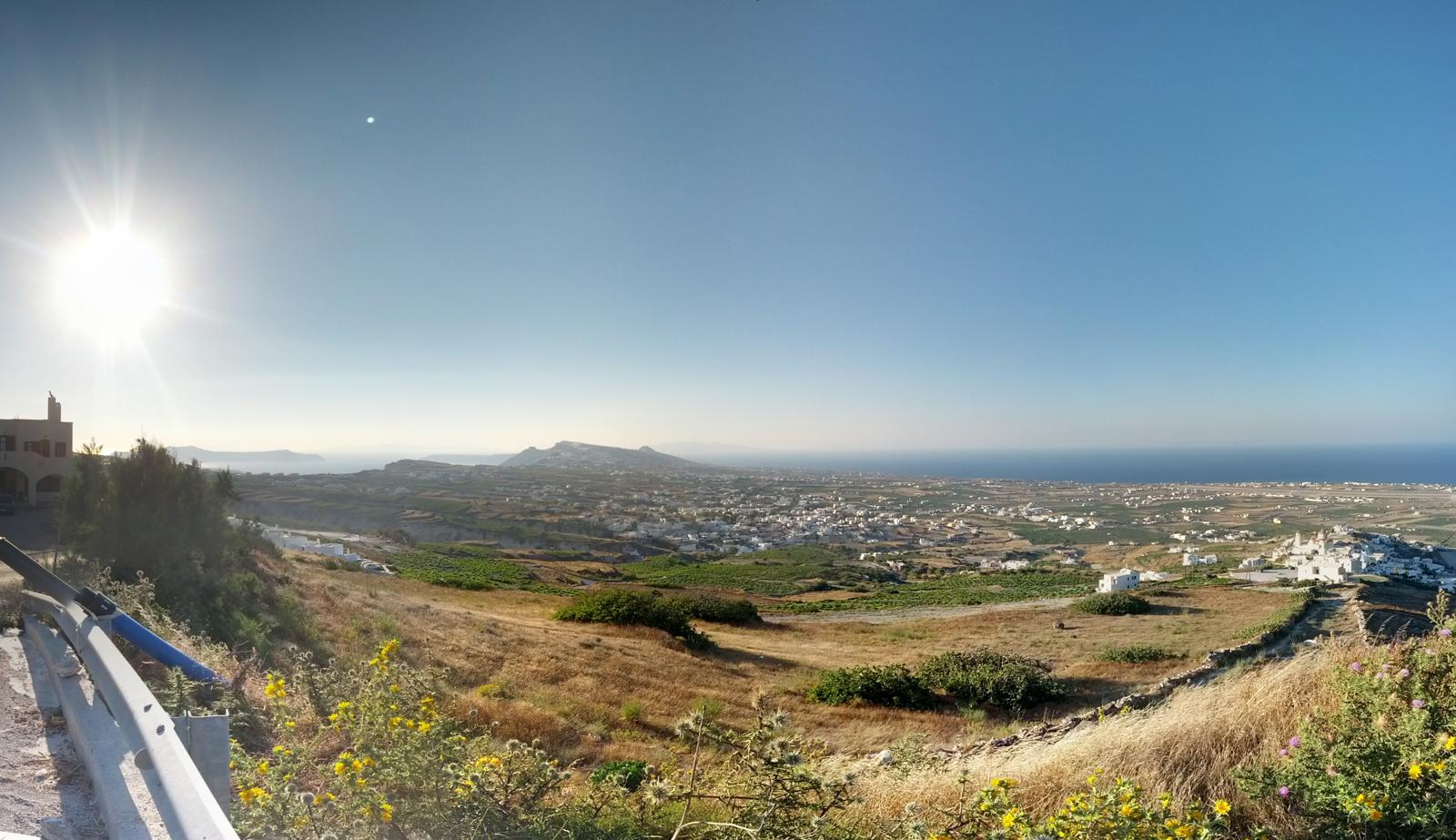 A panorama by the road