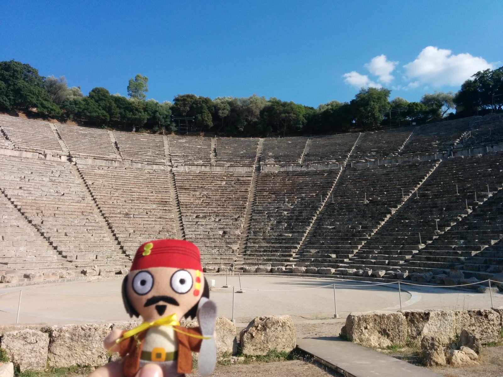 Jack at the Epidaurus Theatre