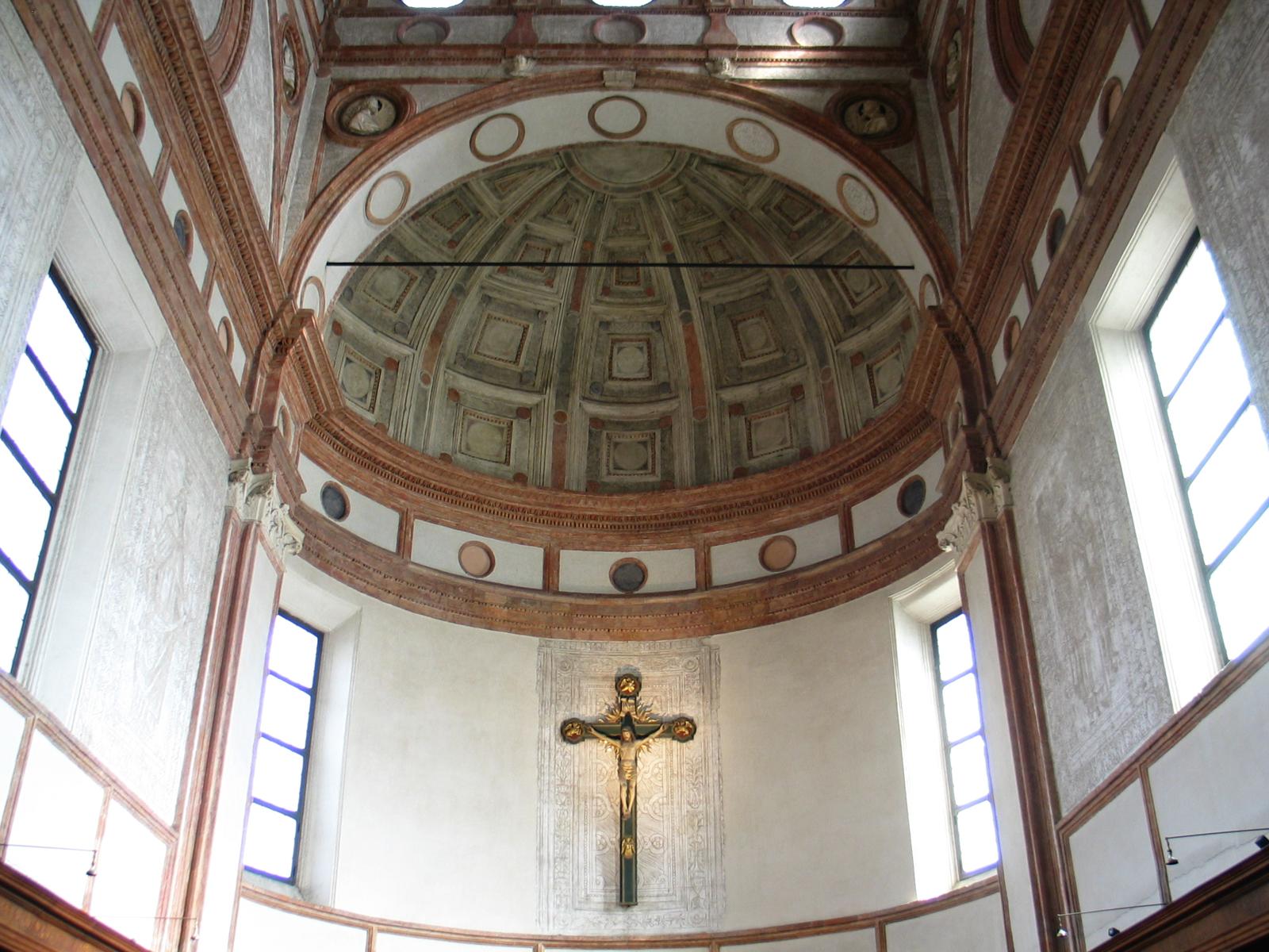 Inside a church