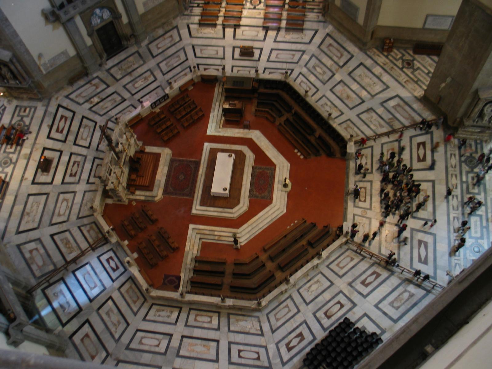 The centre of the Duomo