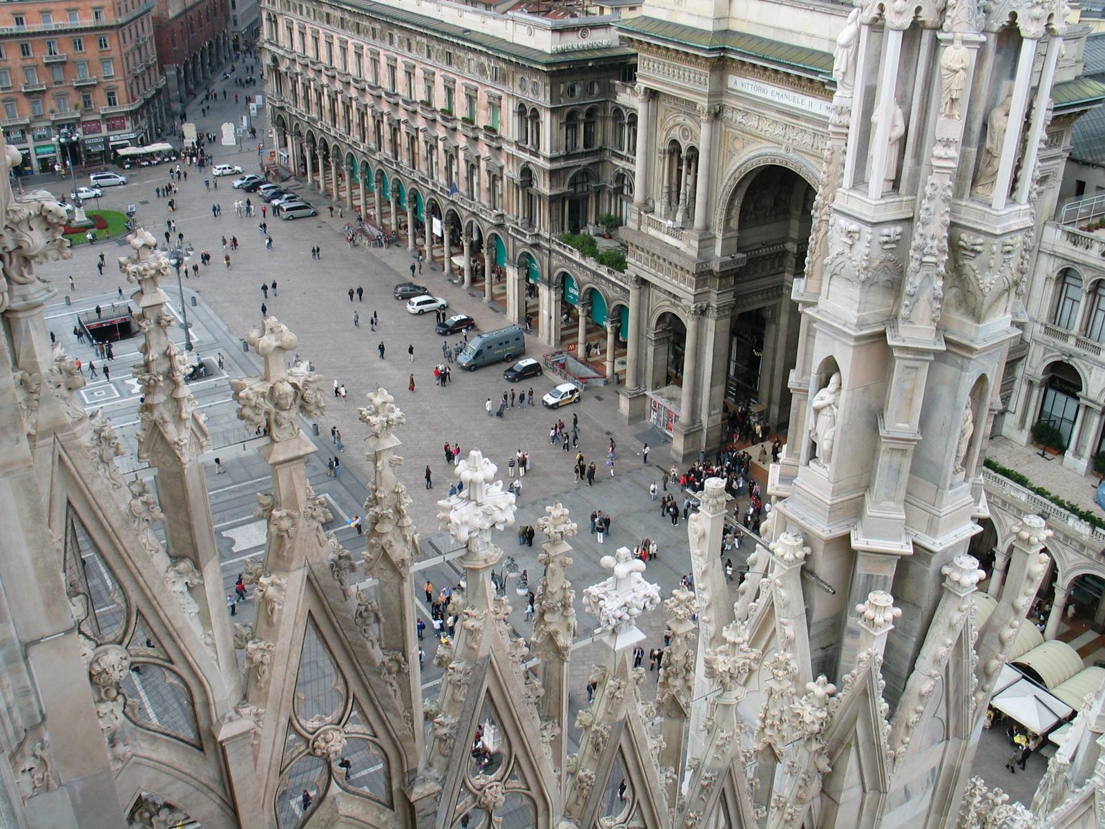 The view from the Duomo