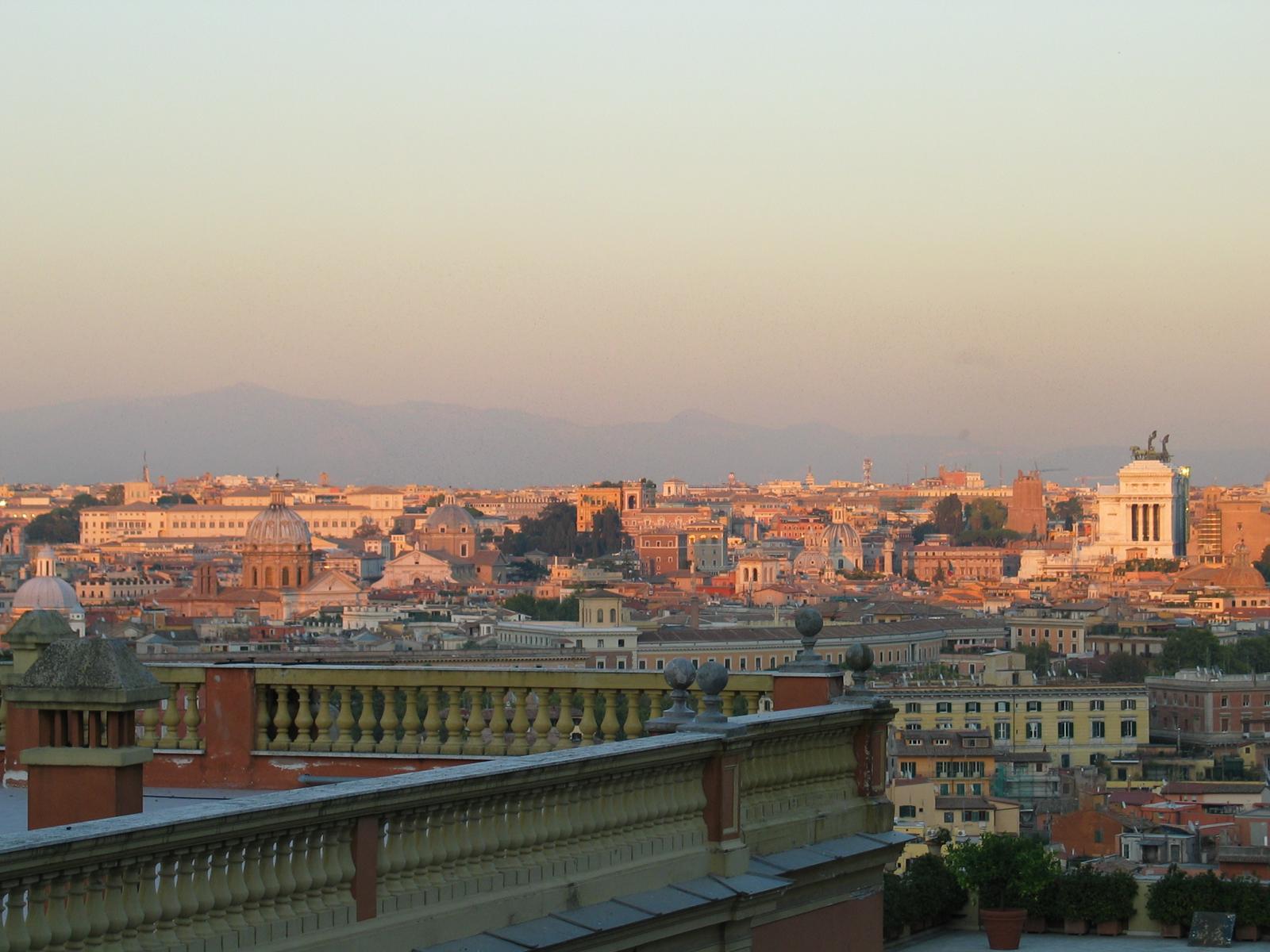 The view from Janiculum Hill