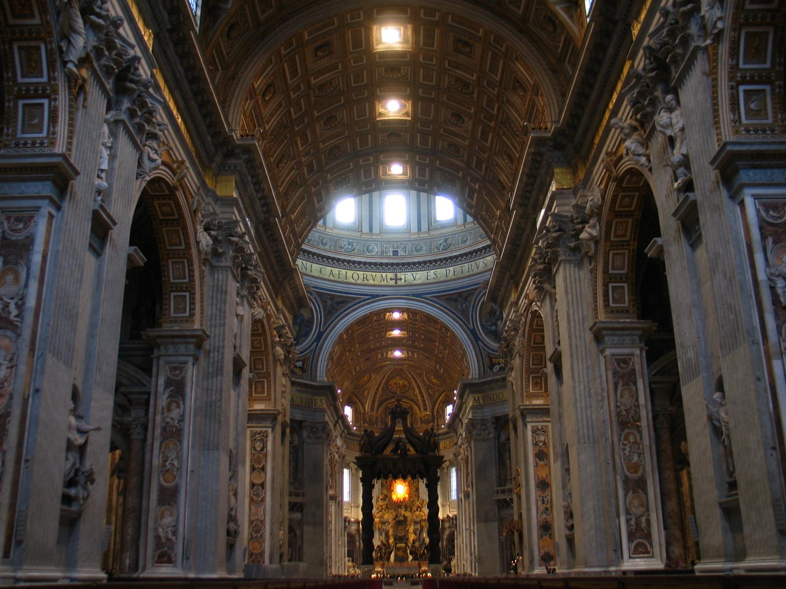 Inside Basilica San Pedro
