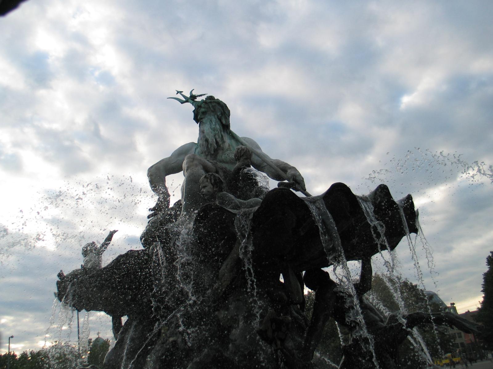 A pretty fountain near Alexanderplatz