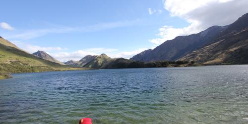 @travellingjack, checking out a pretty lake