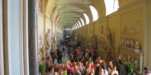 The Vatican Museum Crowd