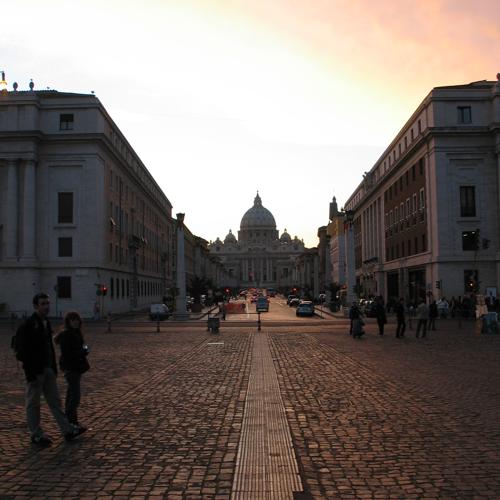 The Vatican at twilight