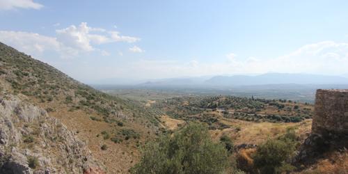 The hills around Mycenae