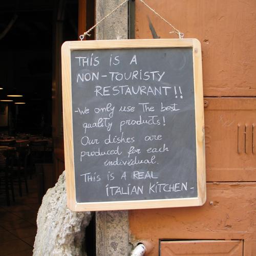 Cool restaurant sign
