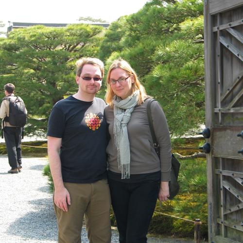 Me and Susan at the Imperial Palace in Kyoto