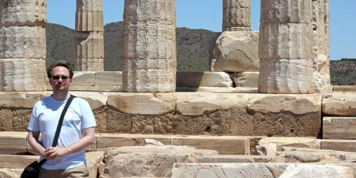 Me at The Temple of  Poseidon